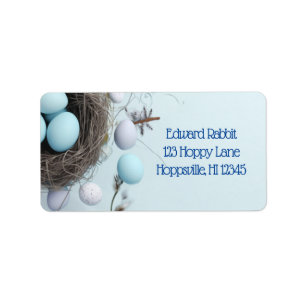 Festive Easter Labels: From Our Nest to Yours Label