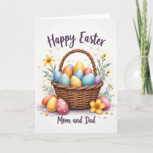 Festive Easter Wishes Card