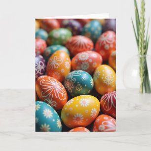 Festive Egg Celebration Art Card