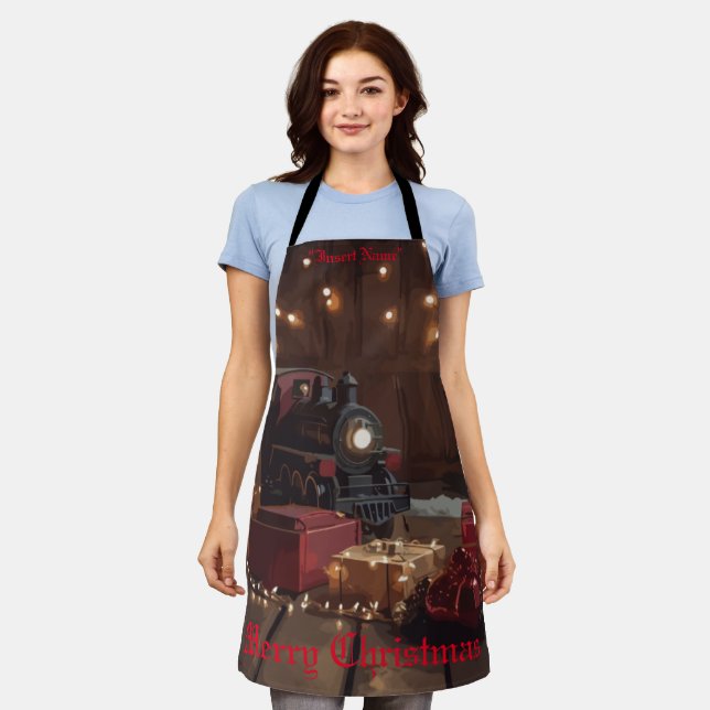 Festive Express Apron (Worn)
