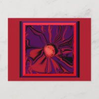 Festive Fall Flower Postcard