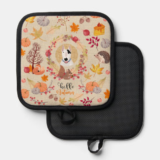Festive fall pot holder
