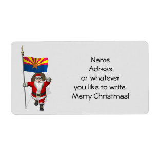 Festive Father Christmas Visiting Arizona