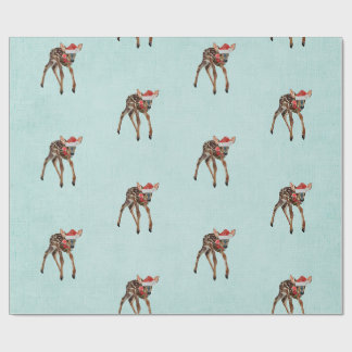 FESTIVE FAWN Wrapping Paper