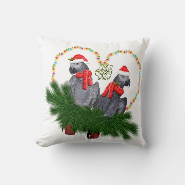 Festive Featherballs Pillow (choose colour) (Front)