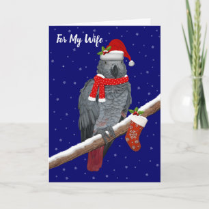 Festive Feathers (Wife) Card