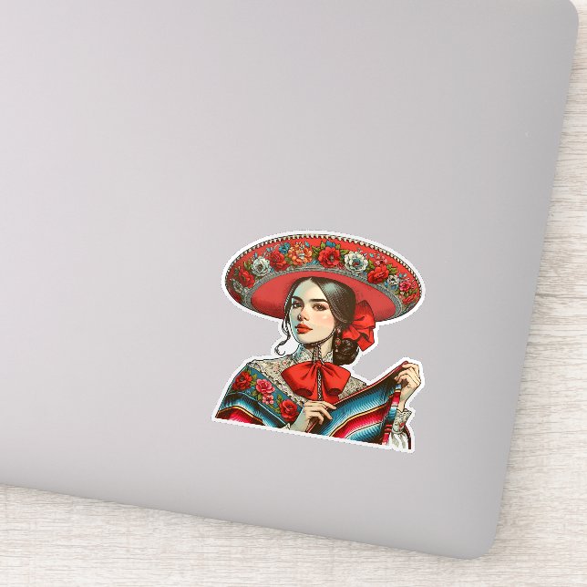 Festive Fiesta Mujer Mariachi  (Detail)