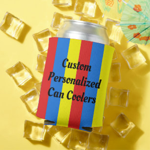 Festive Fiesta Personalized Southwestern Colours Can Cooler