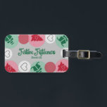 Festive Fifteeners Luggage Tag<br><div class="desc">Add a touch of festive charm to your travels with our Sail Away Holiday Luggage Tag. This durable tag features a vibrant design perfect for cruise lovers and Christmas enthusiasts alike. The secure strap keeps your tag firmly attached, while the writable back ensures your contact information is easy to find...</div>