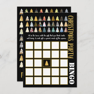 Festive Fir Trees, Christmas Party Bingo Card