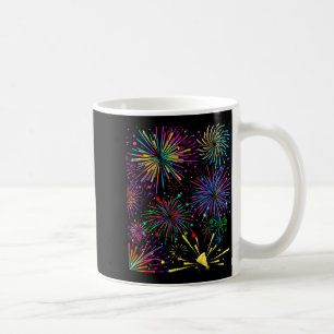 Festive Fireworks & Parades Shows Holiday Chee Coffee Mug