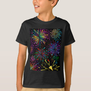 Festive Fireworks &amp; Parades Shows Holiday Chee T-Shirt