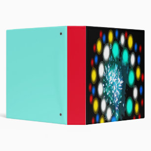 Festive fireworks art binder
