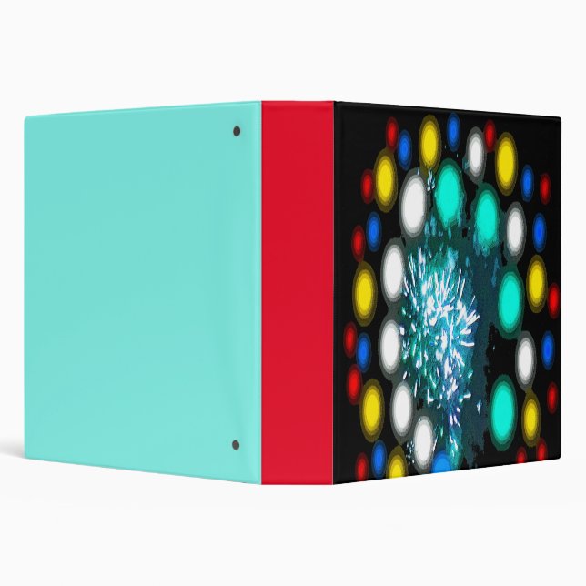 Festive fireworks art binder (Background)