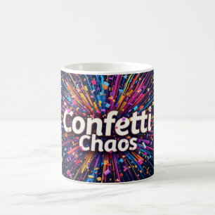 Festive Fireworks Confetti Birthday Coffee Mug