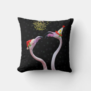Festive Flamingos Pillow