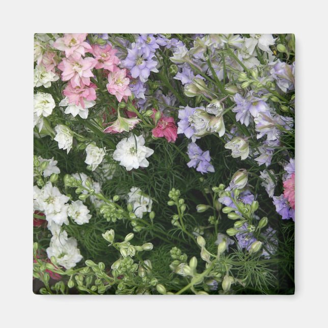 Festive Flower Garden Magnet (Front)