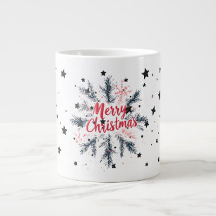 Festive Fnowflake Christmas Mug
