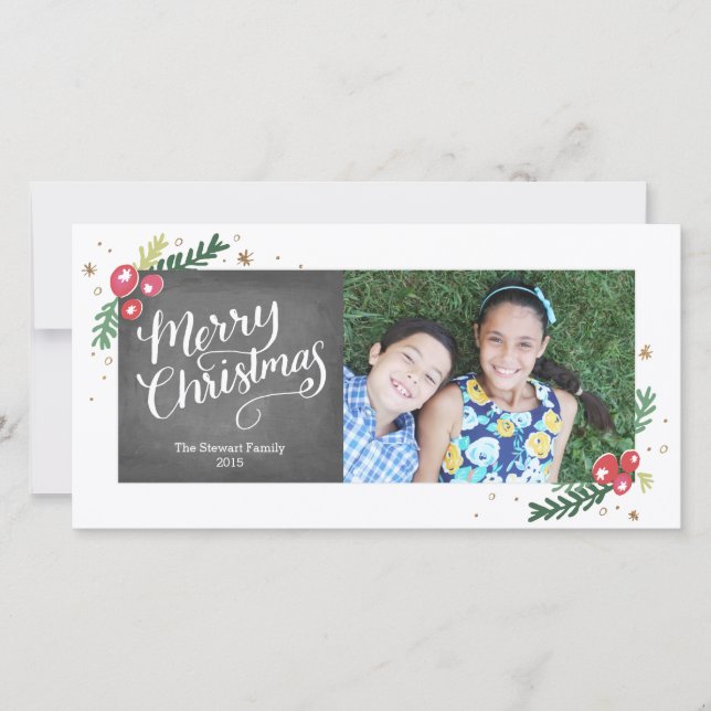 Festive Foliage Collection Holiday Card (Front)