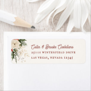 Festive Foliage Holiday Return Address
