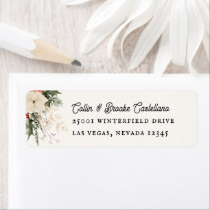 Festive Foliage Holiday Return Address
