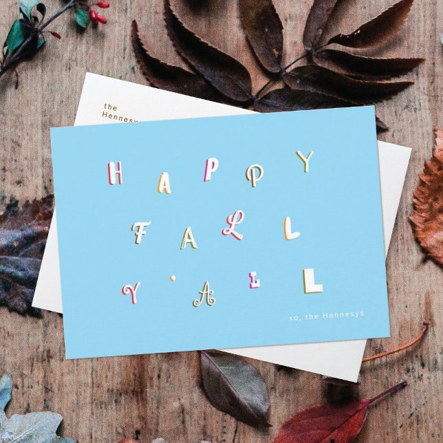 FESTIVE FONT FALL HOLIDAY CARD (Creator Uploaded)