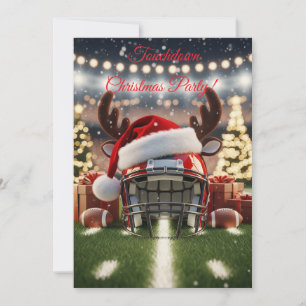 Festive Football Cheer - Invitation Jeu de Vacance
