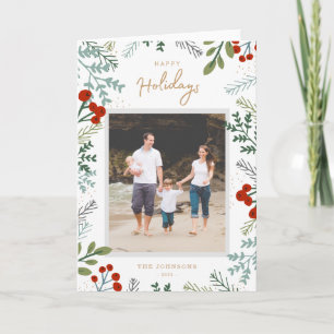Festive Frame Holiday Photo Card
