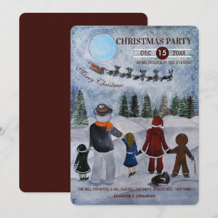 Festive Friends Christmas Party Invitation