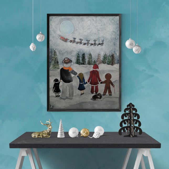 Festive Friends Painting by Alfred Fox Canvas Print (Not Actual Size)