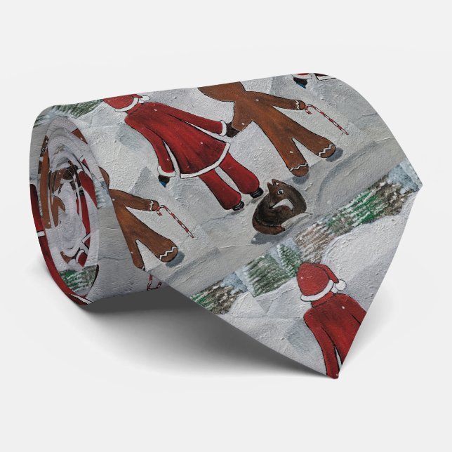 Festive Friends Painting by Alfred Fox Tie (Rolled)