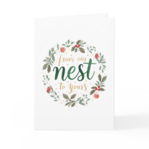 Festive "From our Nest to Yours" Christmas