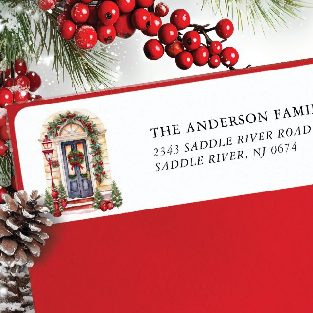 Festive Front Door Return Address (Creator Uploaded)