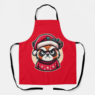 Festive Frown - Christmas Critter Charm Apron