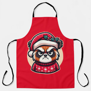 Festive Frown - Christmas Critter Charm Apron