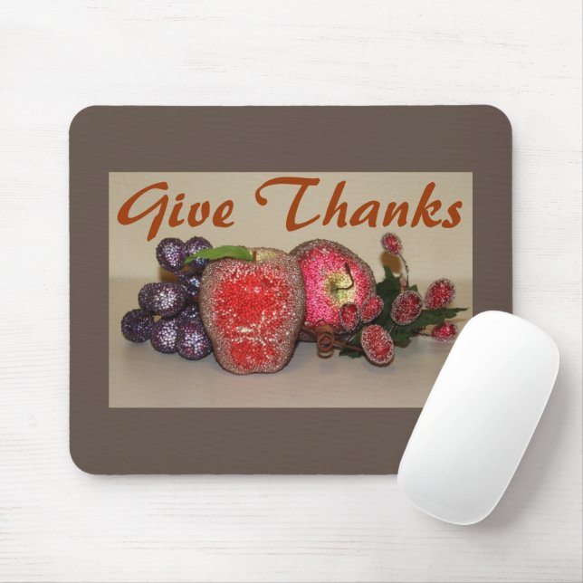 Festive Fruits Mousepad (With Mouse)