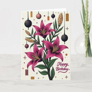 Festive Fuchsia Bloom Card