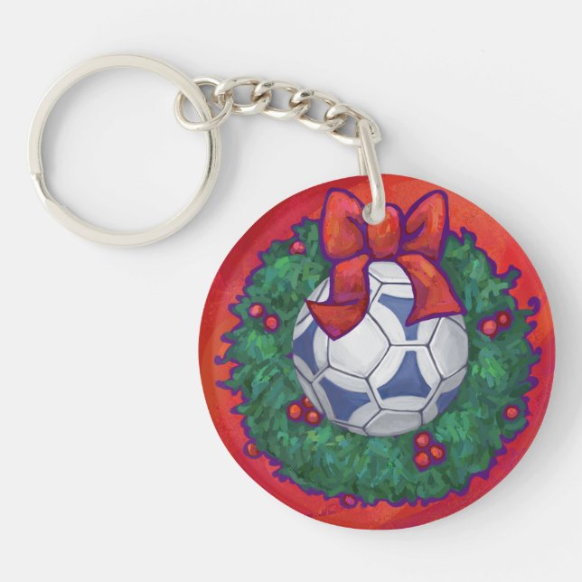 Festive Futbal en couronne rouge (Devant)
