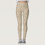 Festive Gingerbread House Pattern Mint Christmas Leggings<br><div class="desc">Add a festive accent to your outfit with these holiday leggings. They feature a watercolour Christmas pattern of a festive gingerbread house decorated with candy canes,  peppermints,  candies,  and more. These Christmas leggings will be perfect as a Christmas gift. Matching items are available.</div>