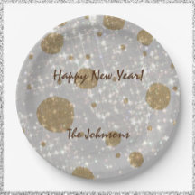 Festive Glitter Happy New Year