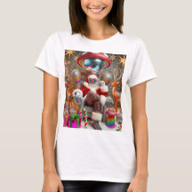 Festive Glittered T-shirt Design