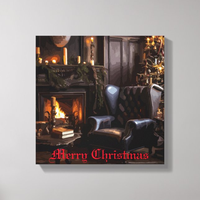 Festive Glow Canvas Print (Front)