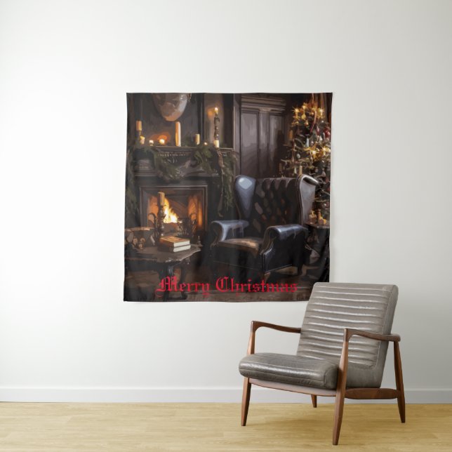 Festive Glow Tapestry (In Situ)