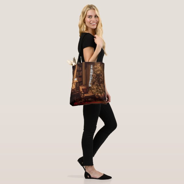 Festive Glow Tote Bag (On Model)