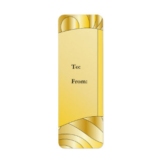 Festive golden design