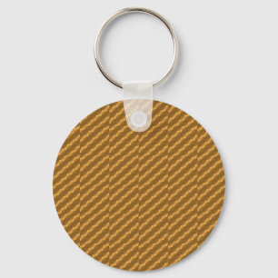Festive, golden pattern keychain