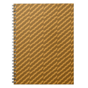 Festive, golden pattern notebook