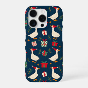 Festive Goose Christmas – Funny Holiday Gag Gift iPhone 16 Pro Case