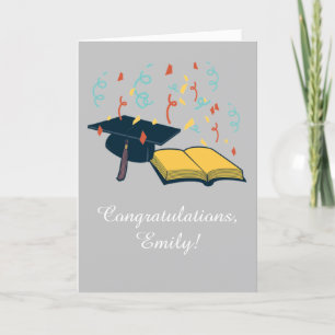 Festive Graduation Congratulations Card