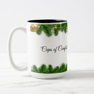 Festive Green Christmas Mug